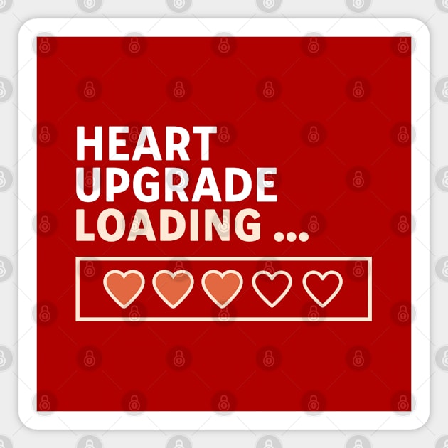 Love Valentine Heart Upgrade Loading Valentine Magnet by TayaDesign